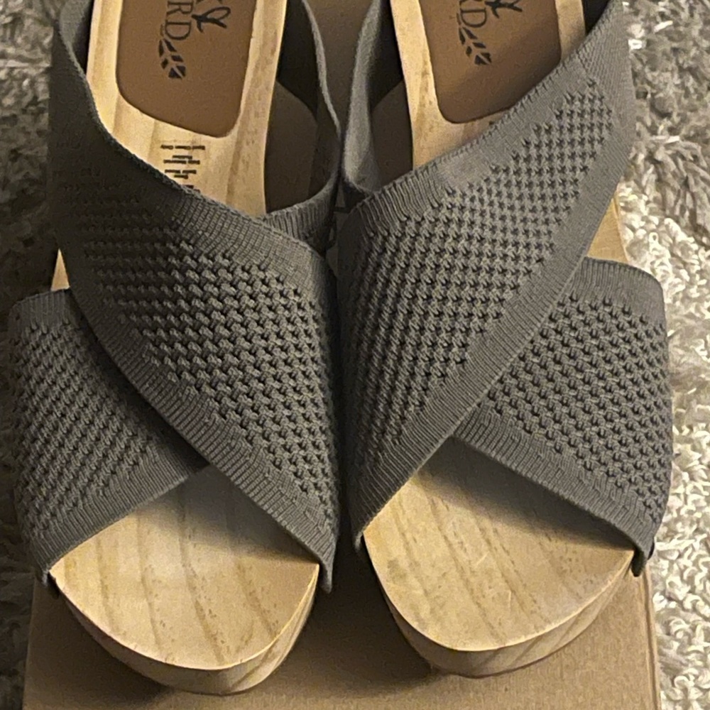 Nib Jax & Bard Clog Sandal Gray Size 42w - image 6